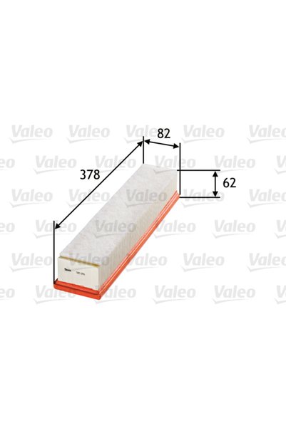 VALEO Въздушен филтър 585180