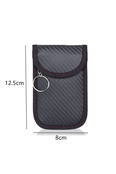 Choice 1 pc Red Line Car Key Signal Blocker Pouches Anti-Theft Remote Entry A...