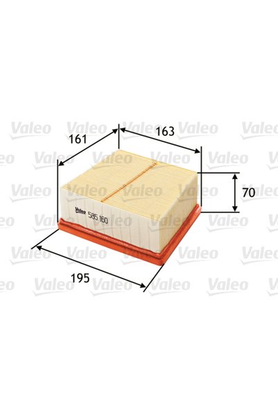 VALEO Φίλτρο αέρα 585160