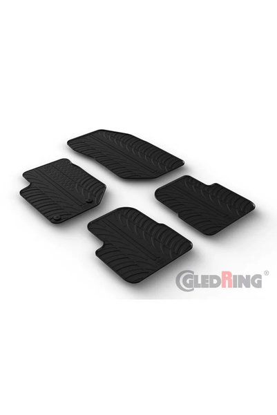 Gledring Σετ 4 λαστιχένιων πατάκων ειδικών για CITROEN C4 HB/ X (sedan) 2021 ...