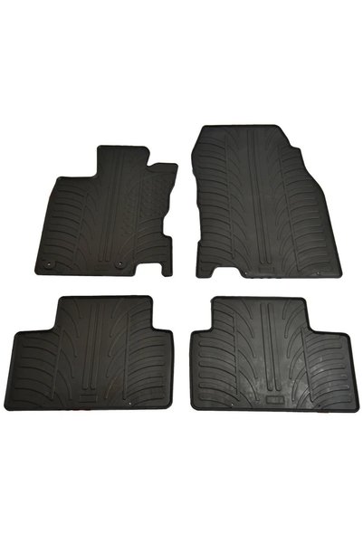 Gledring Πατάκια καουτσούκ Renault Kadjar 06.2015-, Μαύρα πατάκια, 4 τεμ. GL0056