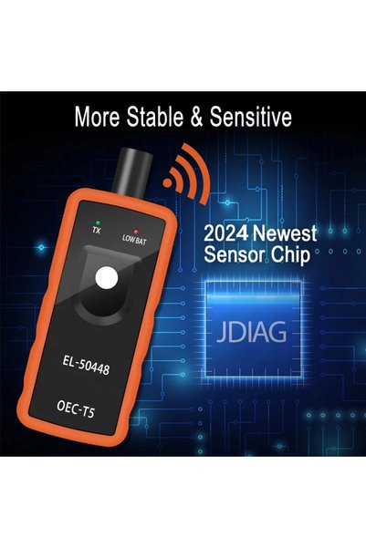 Choice جهاز إعادة ضبط ضغط الإطارات البرتقالي EL-50448TPMS مناسب لمختلف موديلا...