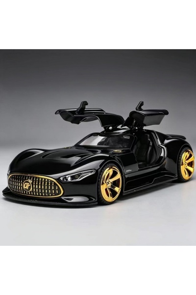 Choice No box bagged Multicolored alloy sports car model, 1:36 scale, gull-wi...
