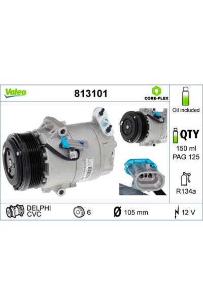 VALEO Compresor, climatizare 813101