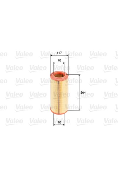 VALEO Въздушен филтър 585626