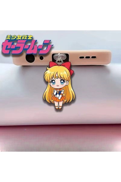 BANDAI L Type-C port Sailor Moon anime cartoon phone dust plug high-look char...