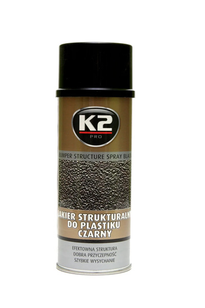 K2 BUMPER SPRAY 400 ml. – Textured bumper paint 400 ml. L345