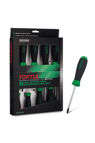 TOPTUL Σετ 8 κατσαβιδιών GAAE0807
