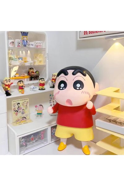 BANDAI 1 23CM NEW Crayon Shin-Chan Figures Peripheral Series Model Car Orname...