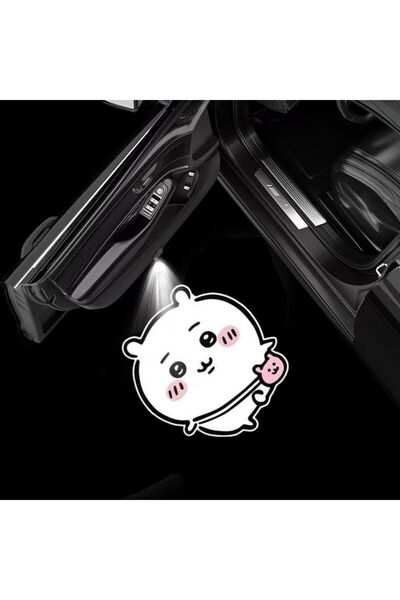 Choice 5 For Chiikawa Hachiware Wireless Car Door Light Auto Induction Ground...