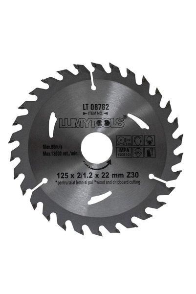 Lumytools Disc cu vidia pentru lemn, Ø 125 mm