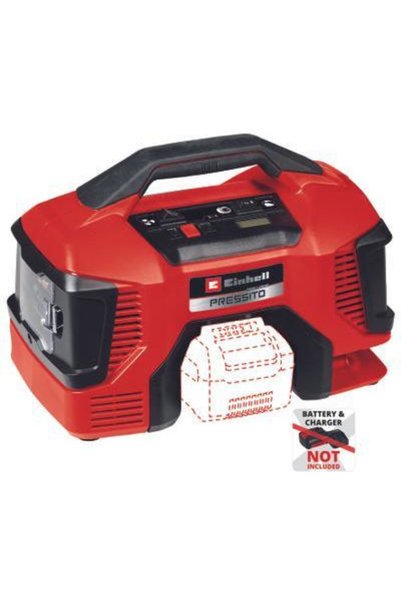 Einhell Pressito Επαναφορτιζόμενη Αντλία Ελαστικών Αυτοκινήτου Χωρίς Μπαταρία...