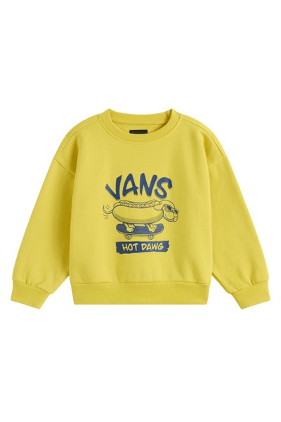 Vans HOT DAWG K ΜΠΛΟΥΖΑΚΙ ΜΕ ΣΤΡΟΓΓΥΛΗ ΛΑΜΠΑΡΗ ΛΑΙΜΟΥ ΣΕ ΧΡΩΜΑ ΣΕΡΒΙΤΟΡΟΥ ΧΡΥ...