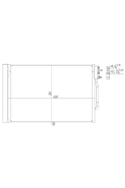 MTR Condensator, climatizare 13054599