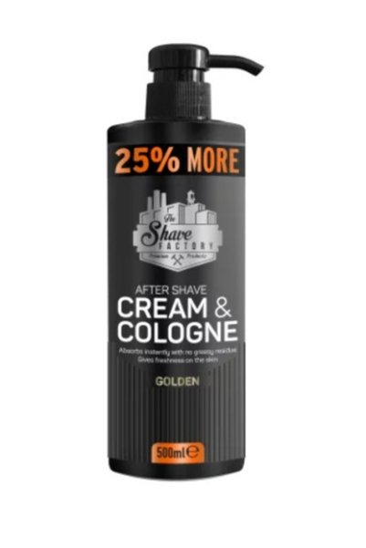 the shave factory Cremă de coloană aurie, Shave Factory - 500ml
