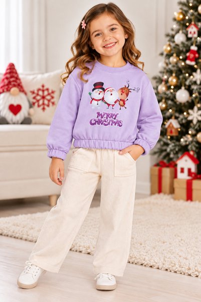 Büşra Bebe Girl's Sweatshirt