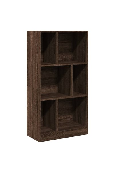 vidaxl Bibliotecă, stejar maro, 57x28,5x107,5 cm, lemn prelucrat