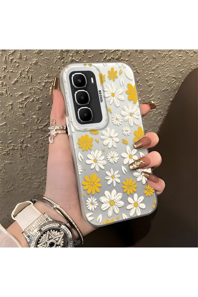 CHICASELUX Infinix Hot 60 Pro Plus Compatible Spring Daisy Print Case, Durabl...