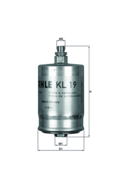 MAHLE Φίλτρο καυσίμου KL 19