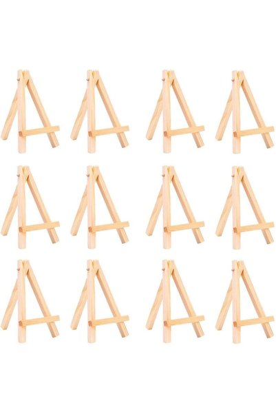 Generic Mini Natural Wooden Display Easel, 7X12.5cm Display Easel, Artist Pai...