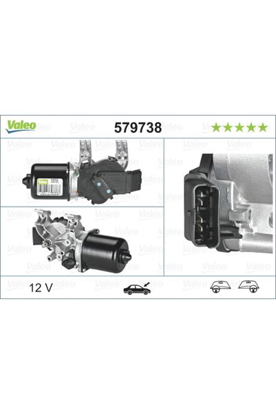 VALEO Μοτέρ υαλοκαθαριστήρα 579738