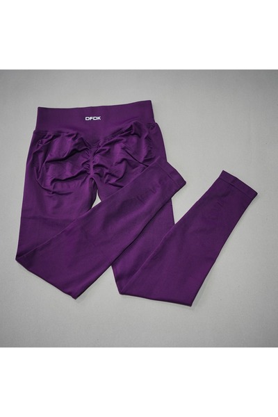 Choice M grape purple DFDK 26 New Women Seamless High Waist Yoga Leggings But...