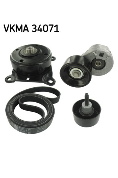 SKF Set curea transmisie cu caneluri VKMA 34071