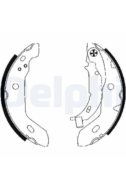 DELPHİ Set saboti frana LS1841