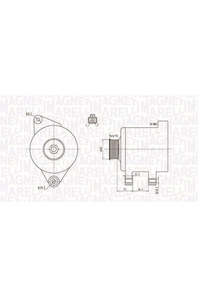 MAGNETI MARELLI Генератор / алтернатор 063732017010
