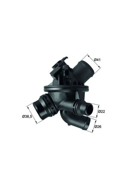 MAHLE Θερμοστάτης, ψυκτικό υγρό TM 21 97
