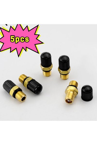 Choice 5pcs 1/3/5pcs M8*1 Brass Schrader Valve Stem for Bicycle Car Motorcycl...