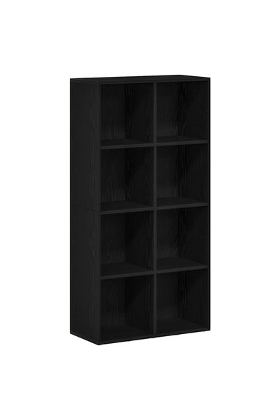 vidaxl Bibliotecă stejar negru 66x30x130 cm lemn prelucrat