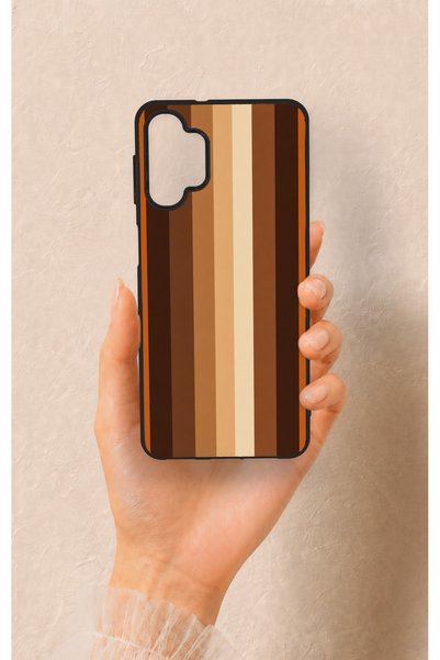 Vip Case Samsung A32 Compatible Autumn Lines Patterned Silicone Case