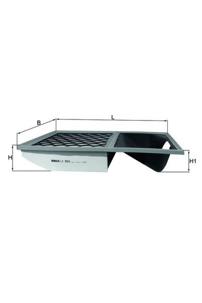 MAHLE Φίλτρο αέρα LX 3583