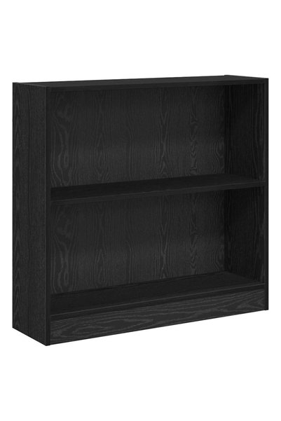 vidaxl Raft pentru cărți 80 x 24 x 76 cm Lemn prelucrat Stejar Negru