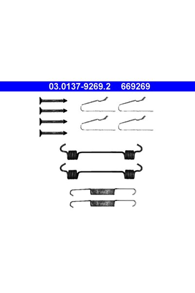 Ate Set accesorii, saboti frana parcare 03.0137-9269.2