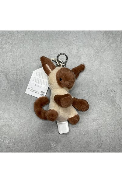 Choice Siamese cat Little Bee Pendant Marshmallow Plush Keychain Golf Plush K...