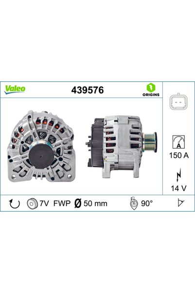 VALEO Генератор / алтернатор 439576