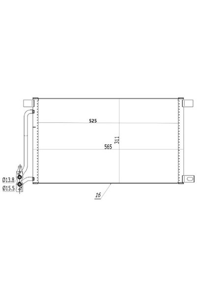 MTR Condensator, climatizare 13054450