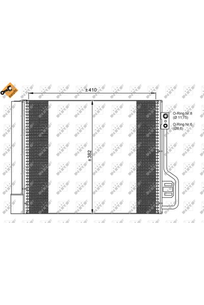 NRF Condensator, climatizare 35937