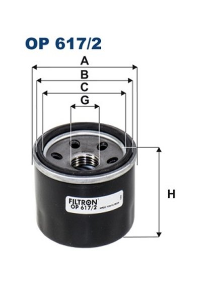 Filtron Oil filter OP 617/2