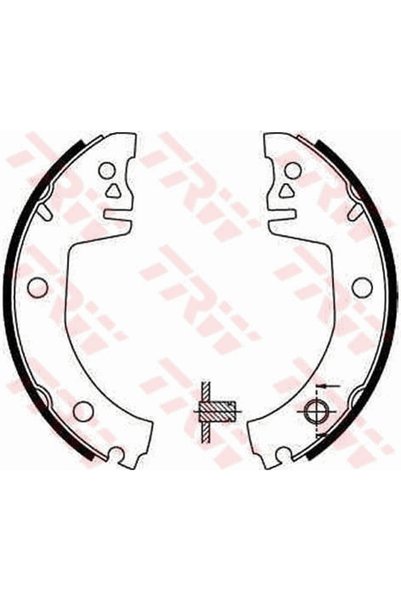 TRW Set saboti frana GS8300