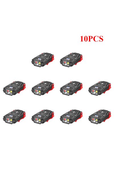 Choice 10Pcs Headlight 1-10Pcs Mini LED Sensor Headlamp Hat Clip Cap Light He...