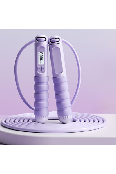 Choice purple Electronic counting jump rope adult weight loss fitness exercis...