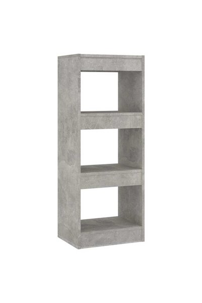 vidaxl Bibliotecă/Separator cameră, gri beton, 40x30x103 cm, PAL