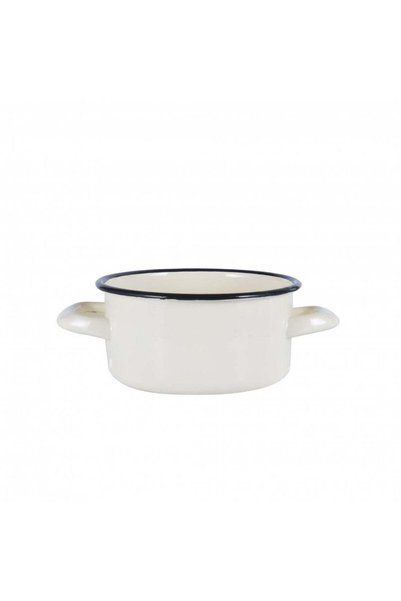 rosberg Enameled dessert pan, 14x6.8cm, Rosberg, white