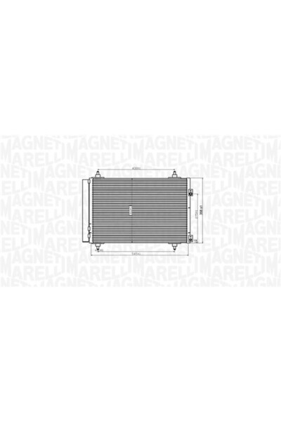MAGNETI MARELLI Condensator, climatizare 350203820000