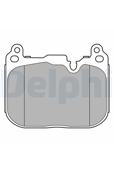 DELPHİ Σετ τακακιών φρένων, δισκόφρενο LP3597