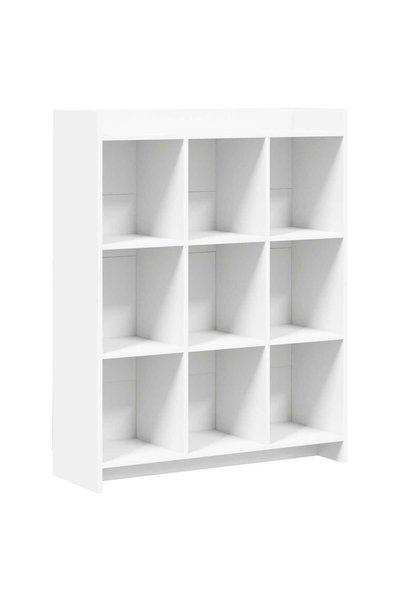 vidaxl Bibliotecă Alb 87,5 x 30 x 111 cm Lemn prelucrat