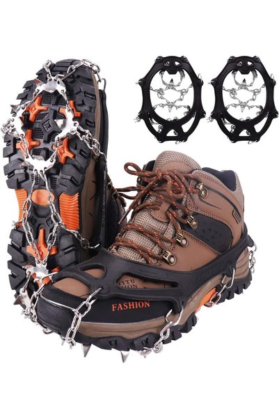 Generic Non-Slip Shoe Cover, Ice Snow Grips, Crampons Spike Shoes Ice Tractio...